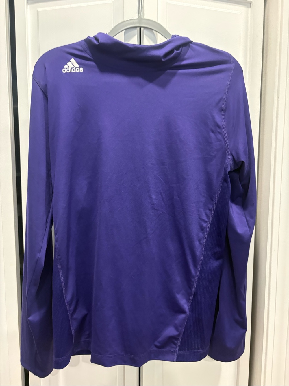 adidas Men's Purple Long-Sleeve Training Top